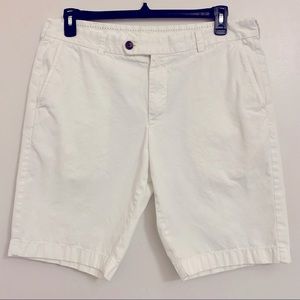 BROOKS BROTHERS Men's Bermuda Short White Size 36 10" Inseam Excellent